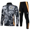 Real Madrid Dragon Trainingsanzüge Suit 2024-25 Schwarze Für Herren